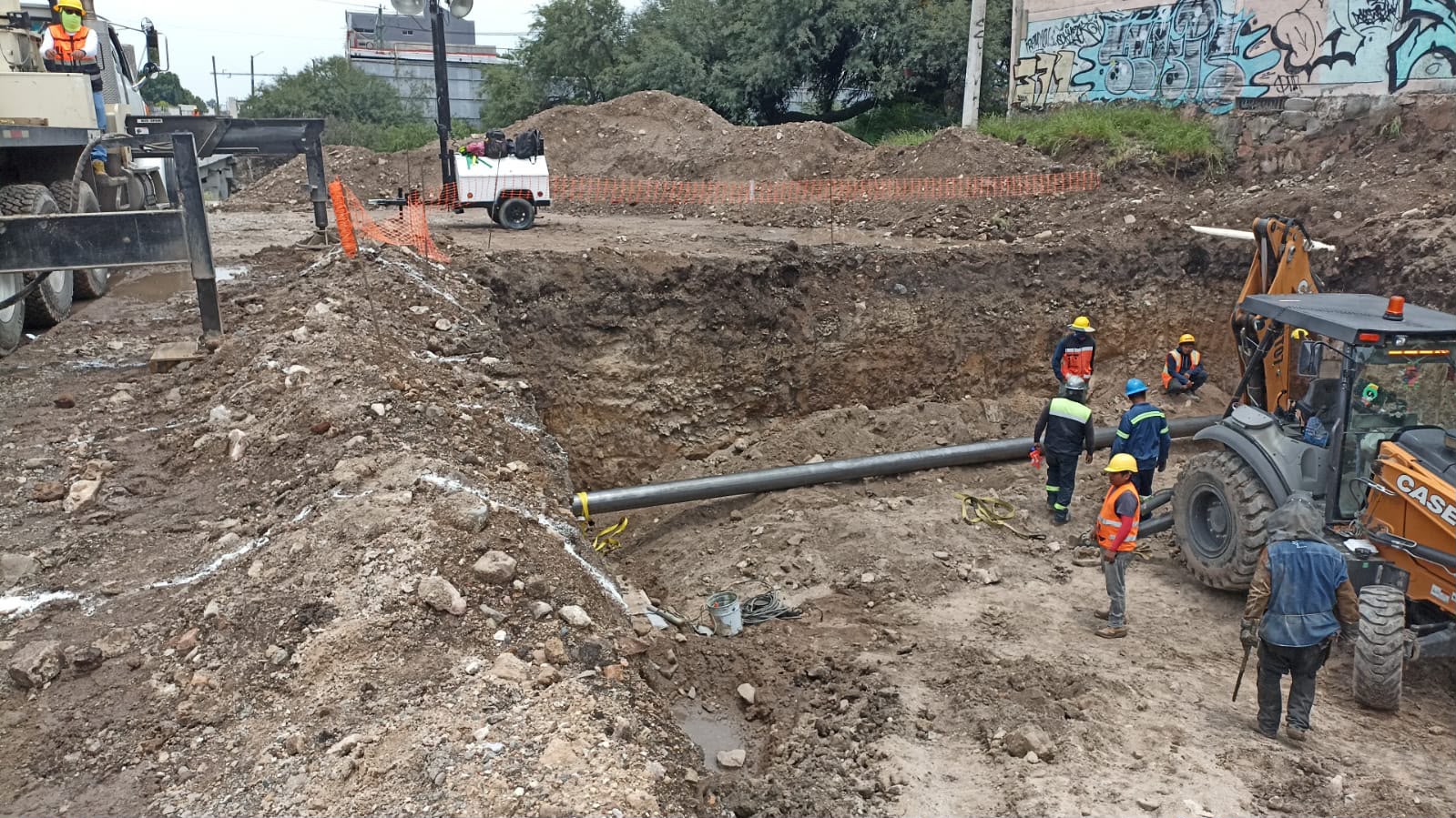 Instalación de conducción, Obra de gran capacidad